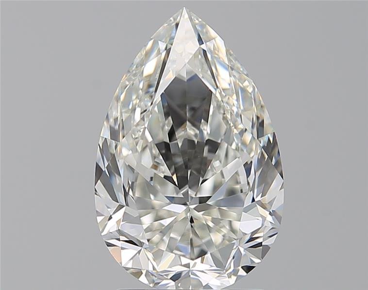 2.51ct I VS1 Rare Carat Ideal Cut Pear Diamond