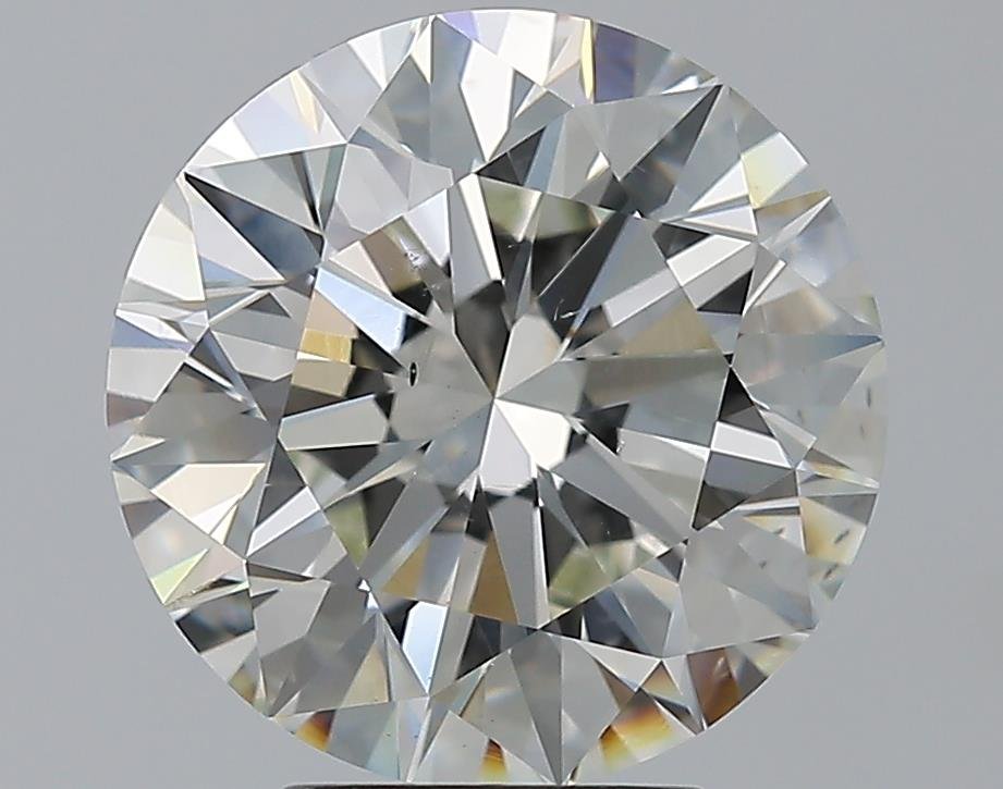 5.01ct I SI1 Rare Carat Ideal Cut Round Diamond