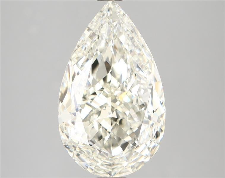 3.52ct J IF Rare Carat Ideal Cut Pear Diamond