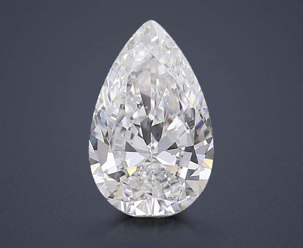 0.50 Carat Pear Lab Diamond