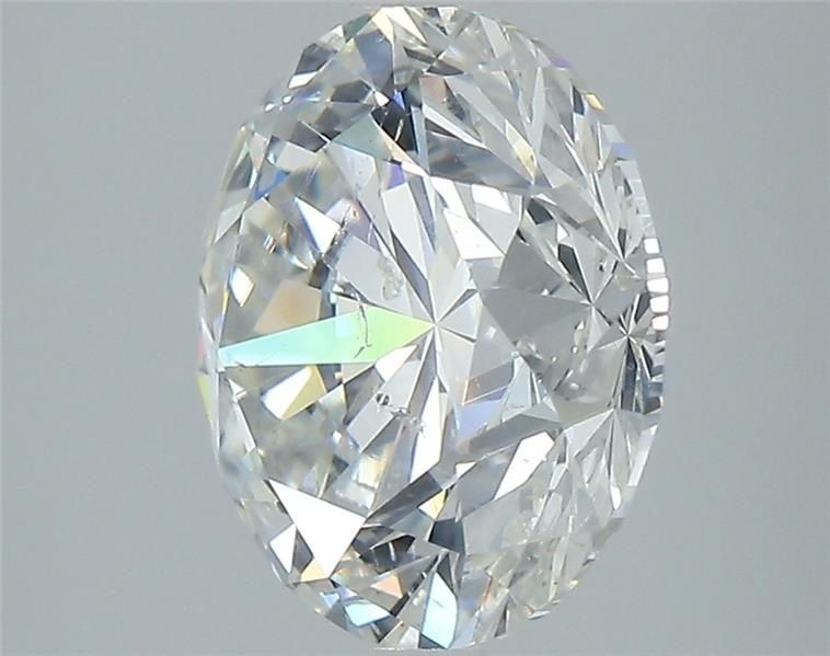 4.51ct H SI2 Rare Carat Ideal Cut Round Diamond