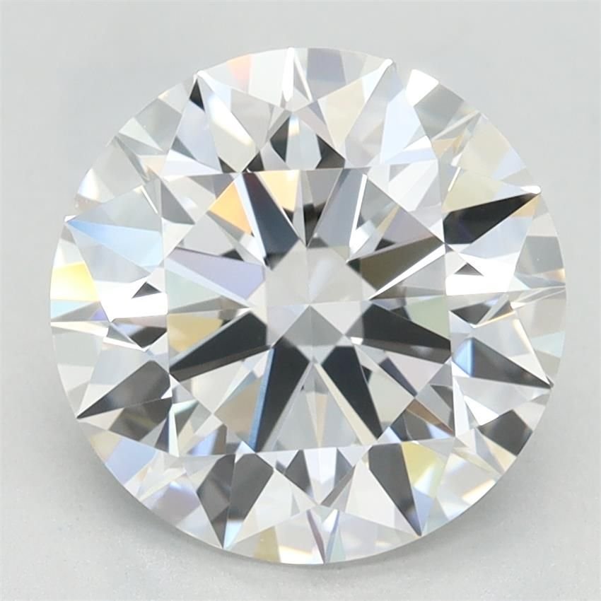 2.61ct E VVS1 Rare Carat Ideal Cut Round Lab Grown Diamond