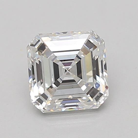 1.01ct E VS2 Rare Carat Ideal Cut Asscher Lab Grown Diamond