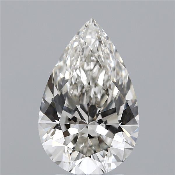 3.06ct I VS1 Rare Carat Ideal Cut Pear Lab Grown Diamond