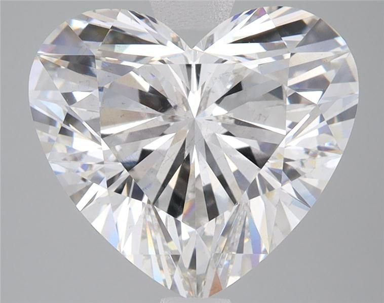 5.50ct F SI1 Rare Carat Ideal Cut Heart Lab Grown Diamond