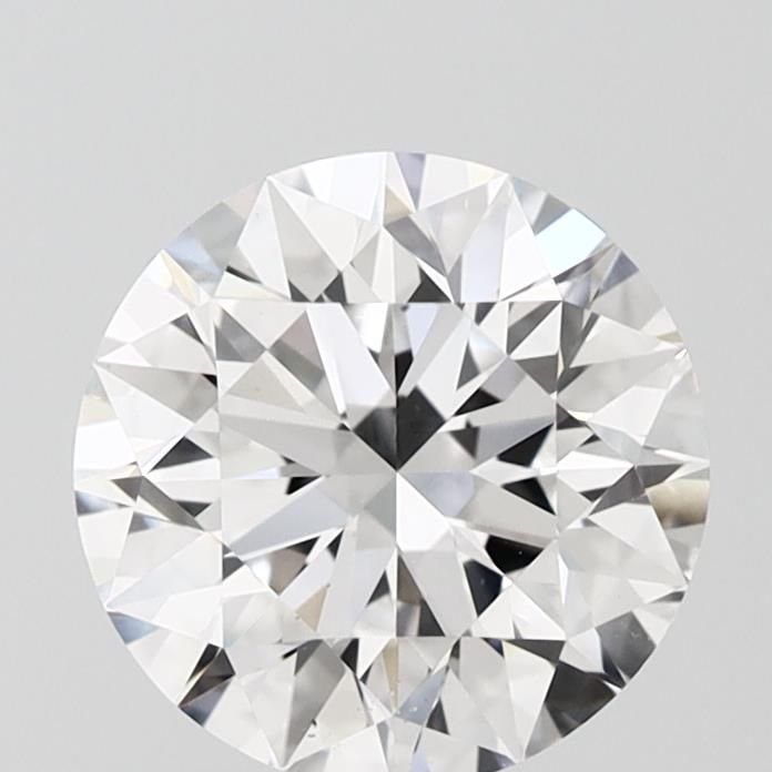 2.22ct D VS2 Rare Carat Ideal Cut Round Diamond