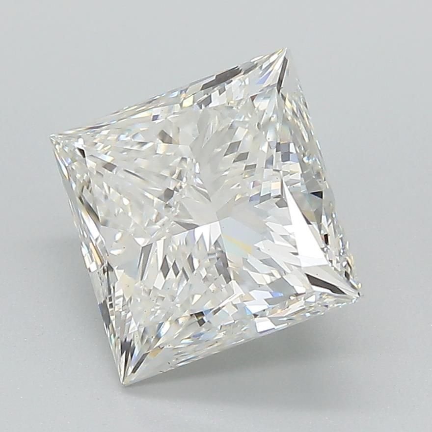 2.82ct F VS1 Excellent Cut Princess Lab Grown Diamond