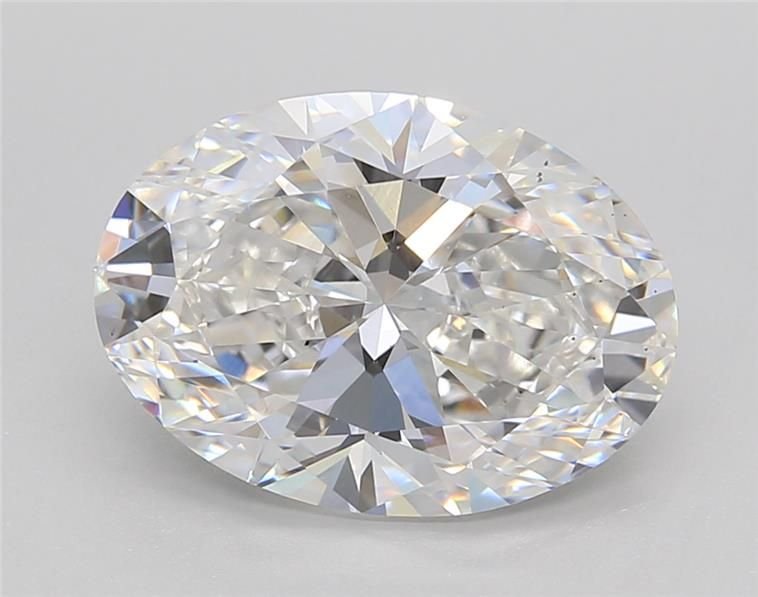 4.02ct E VS2 Rare Carat Ideal Cut Oval Lab Grown Diamond