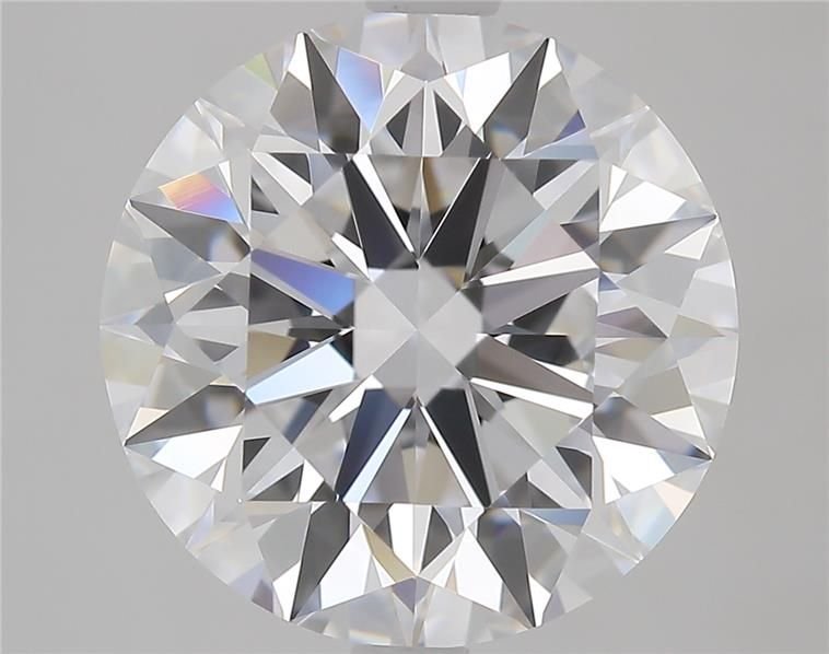 3.41ct D FL Rare Carat Ideal Cut Round Diamond