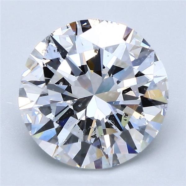 3.00ct D SI2 Very Good Cut Round Diamond