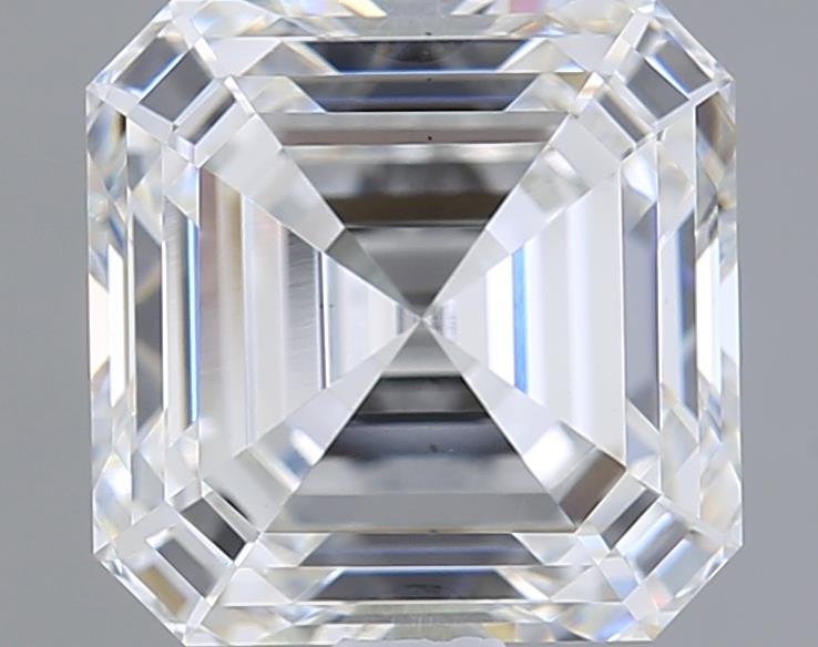 2.54ct G VS1 Rare Carat Ideal Cut Asscher Lab Grown Diamond