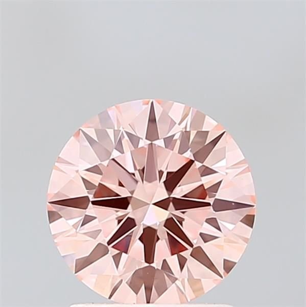 1.55 Ct. Fancy Vivid Pink Round Lab Diamond