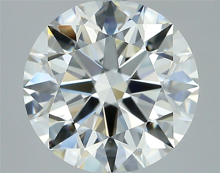 2.53ct K VS1 Rare Carat Ideal Cut Round Diamond