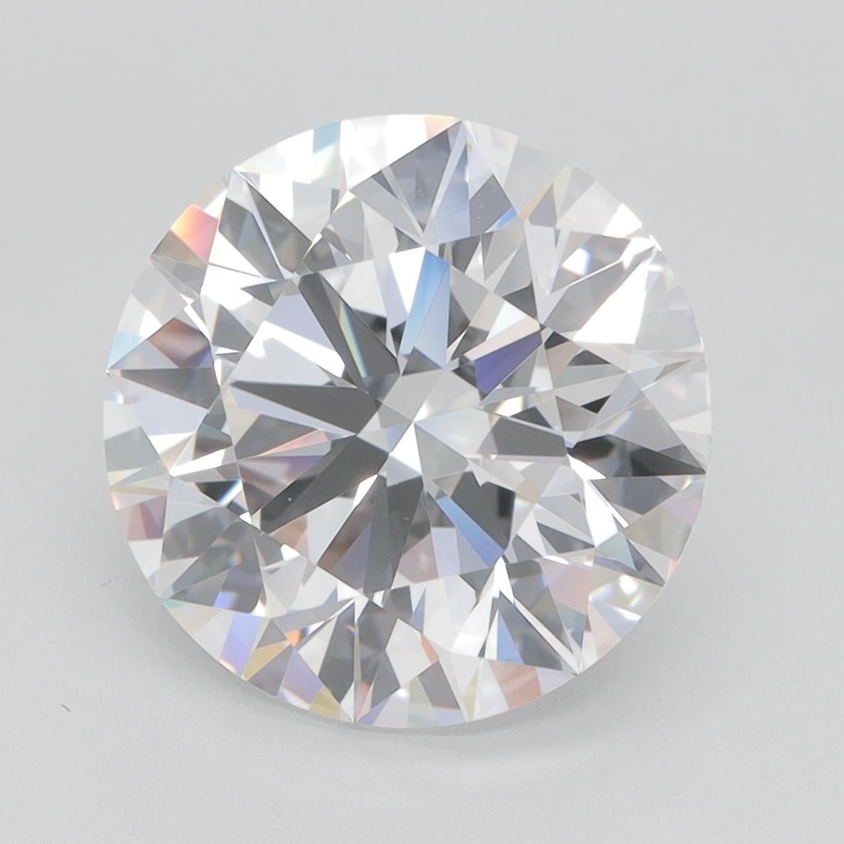 5.44ct E IF Rare Carat Ideal Cut Round Lab Grown Diamond