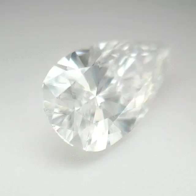 3.03ct F SI1 Very Good Cut Pear Diamond