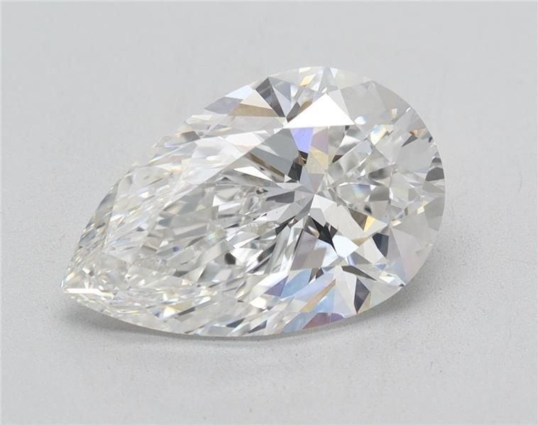 2.23ct F VS1 Rare Carat Ideal Cut Pear Lab Grown Diamond