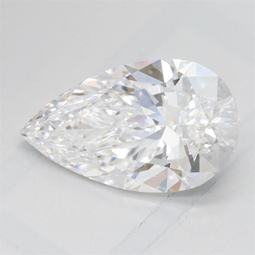 1.06ct D VVS1 Rare Carat Ideal Cut Pear Lab Grown Diamond