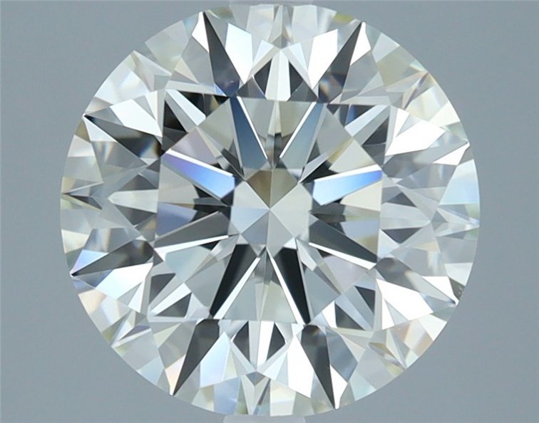 3.51ct I VVS2 Rare Carat Ideal Cut Round Diamond