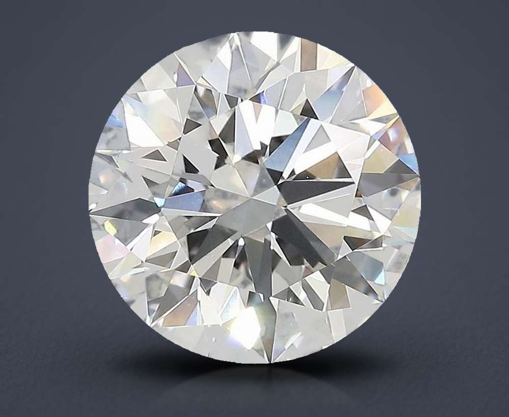 4.33 Carat Round Lab Diamond