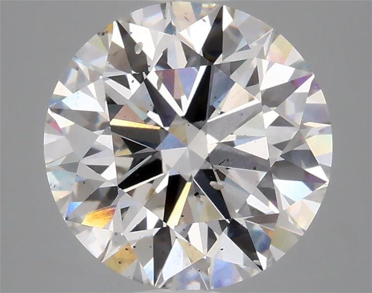 3.45ct F SI2 Rare Carat Ideal Cut Round Lab Grown Diamond