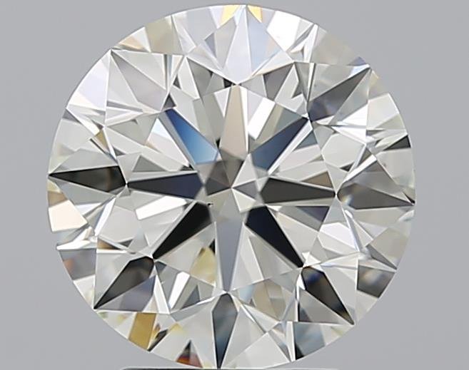 3.00ct K VS1 Rare Carat Ideal Cut Round Diamond