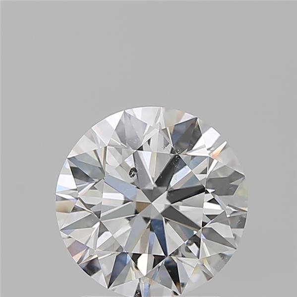 2.01ct E SI2 Rare Carat Ideal Cut Round Diamond