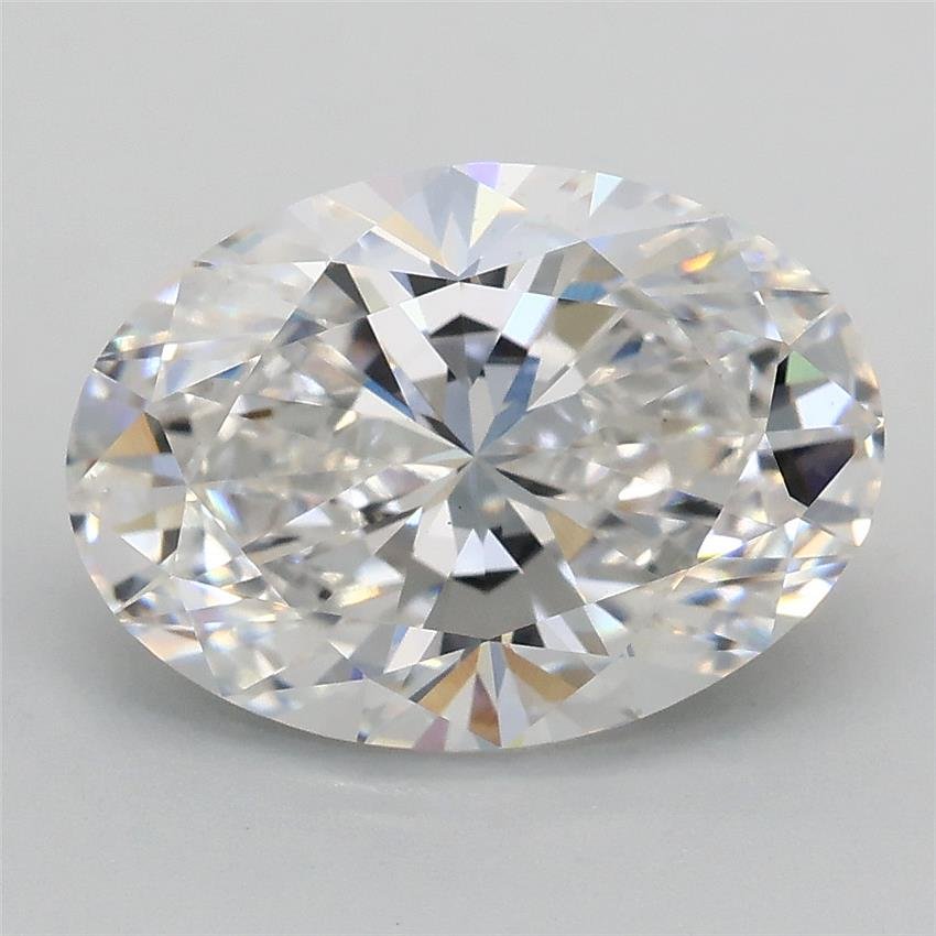 3.03ct E VS1 Rare Carat Ideal Cut Oval Lab Grown Diamond