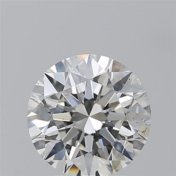 3.03ct H SI2 Rare Carat Ideal Cut Round Diamond