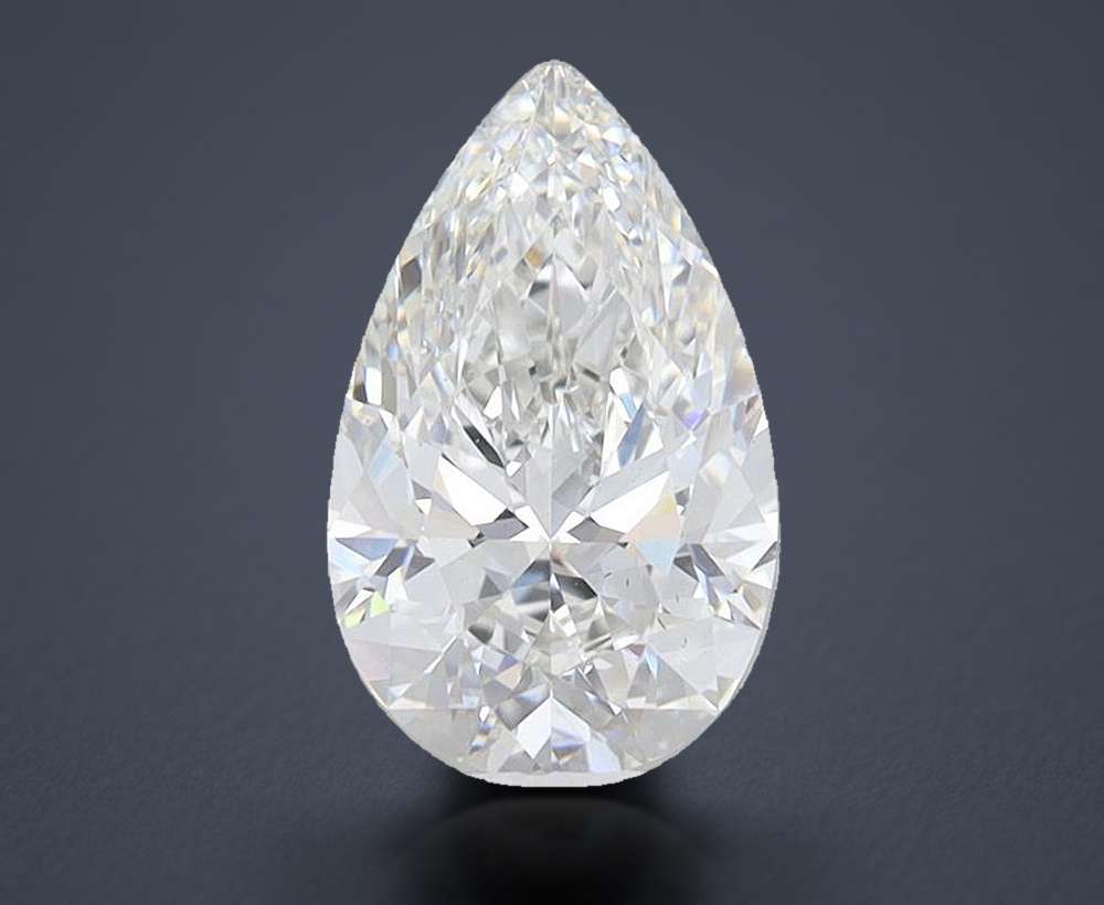 1.54 Carat Pear Lab Diamond