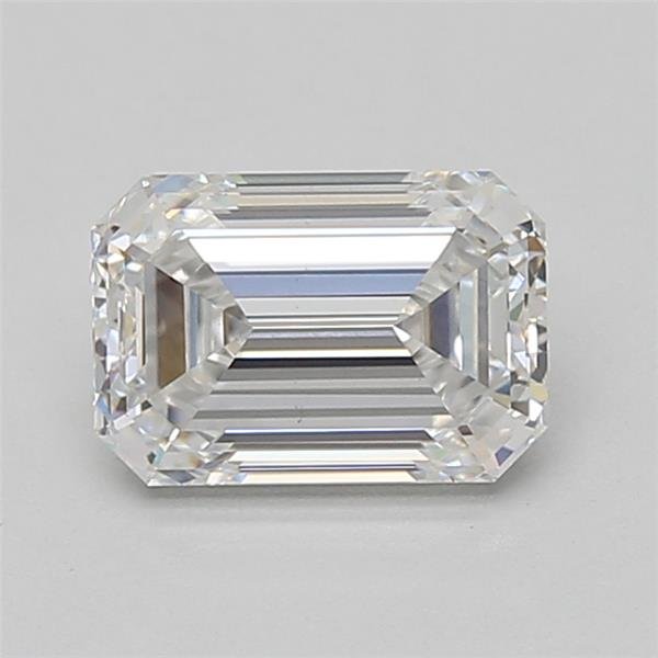 1.58ct E VS1 Rare Carat Ideal Cut Emerald Lab Grown Diamond