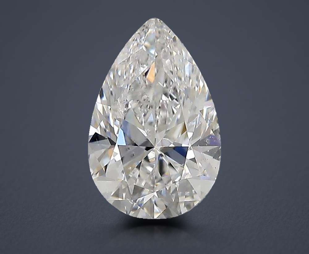 0.90 Carat Pear Natural Diamond