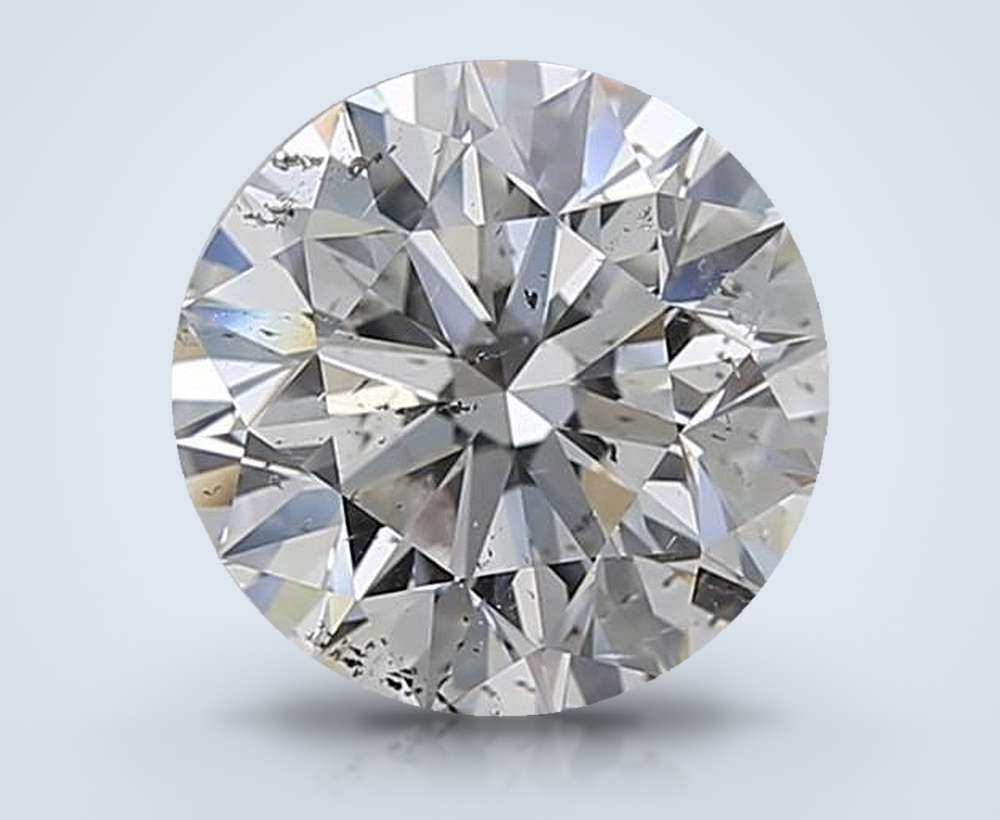 2.70 Carat Round Natural Diamond