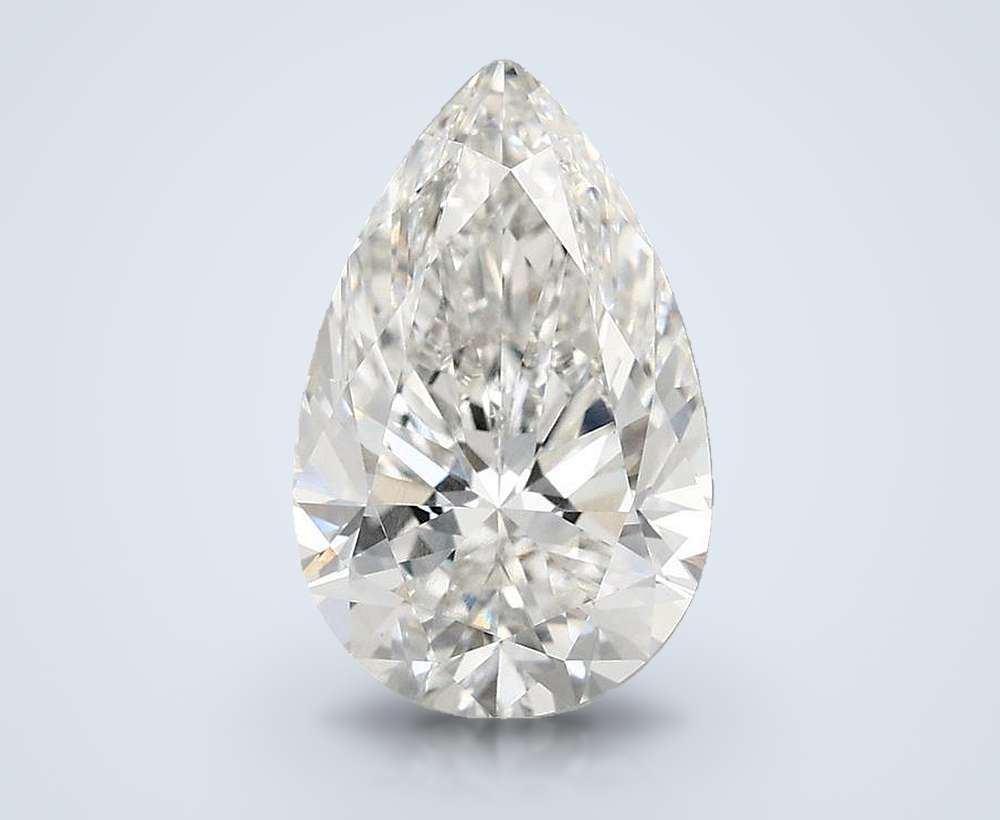 3.00 Carat Pear Lab Diamond