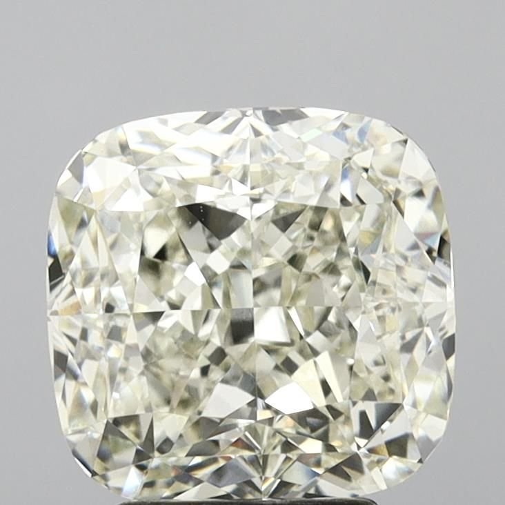 4.29ct J VVS2 Rare Carat Ideal Cut Cushion Lab Grown Diamond