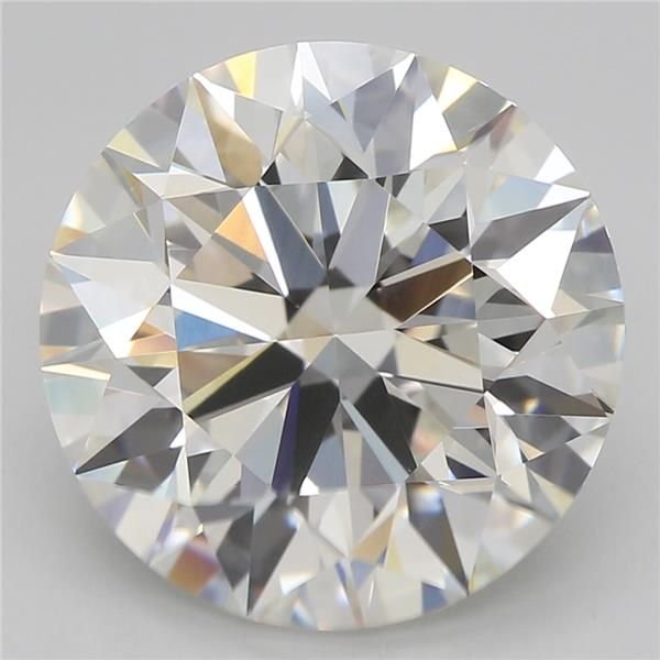 4.02ct G VVS2 Excellent Cut Round Lab Grown Diamond