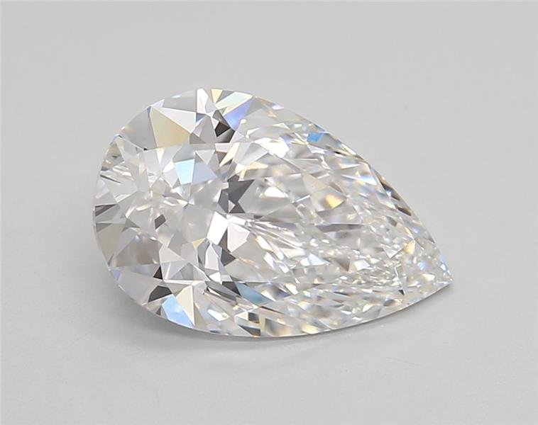 2.36ct E VS1 Rare Carat Ideal Cut Pear Lab Grown Diamond