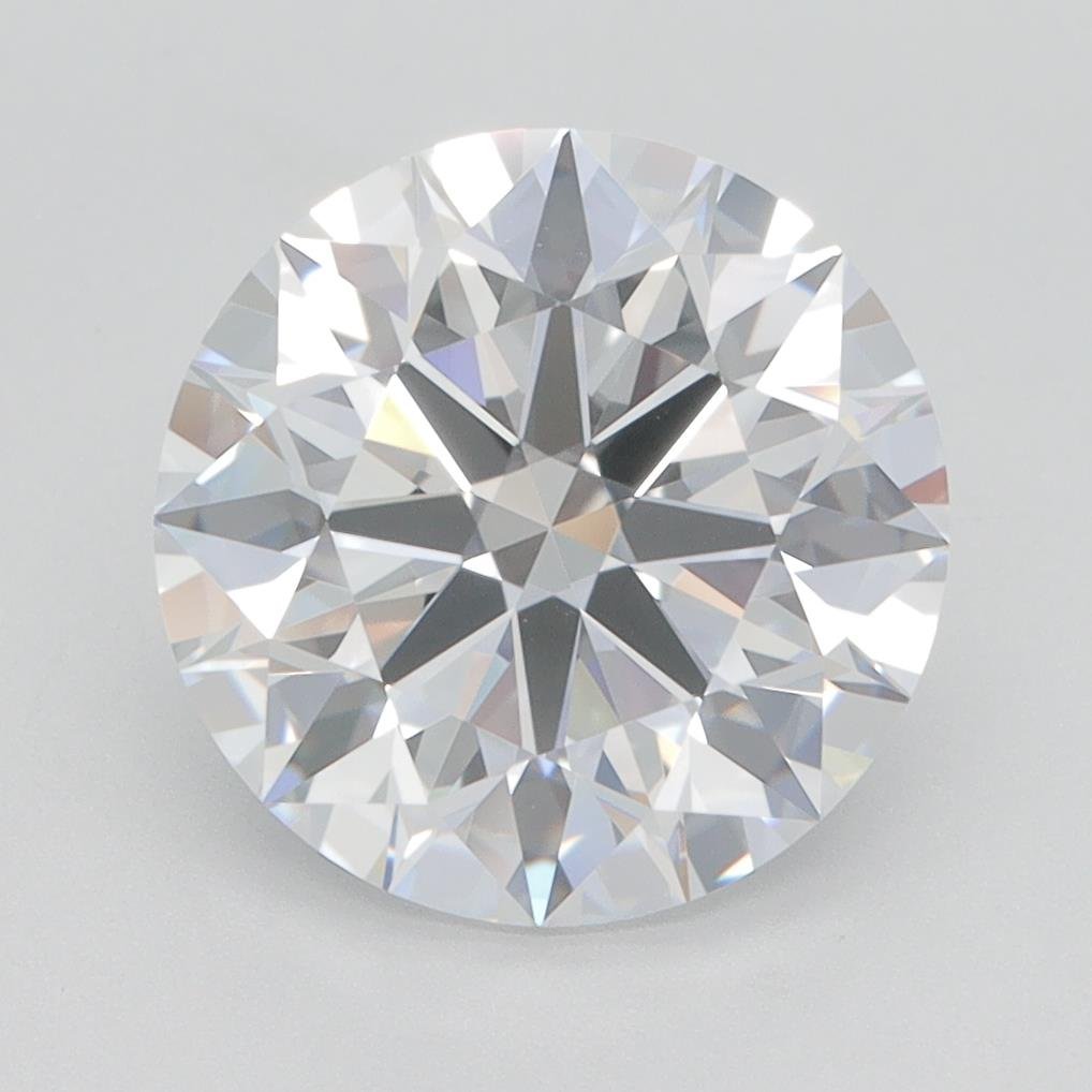 3.59ct D VVS2 Rare Carat Ideal Cut Round Lab Grown Diamond