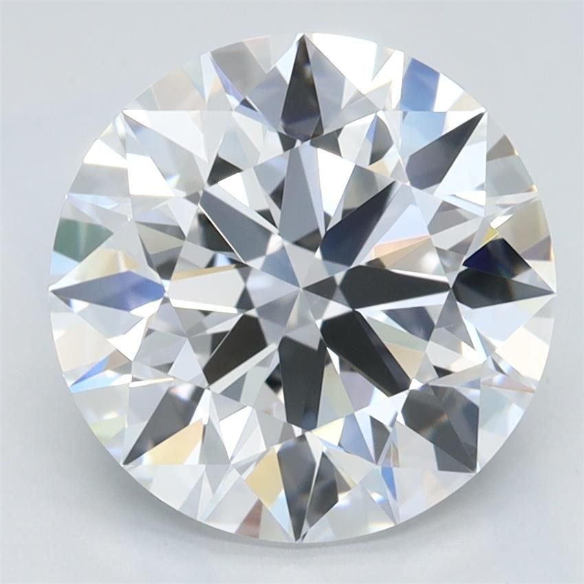 3.00ct D IF Rare Carat Ideal Cut Round Lab Grown Diamond