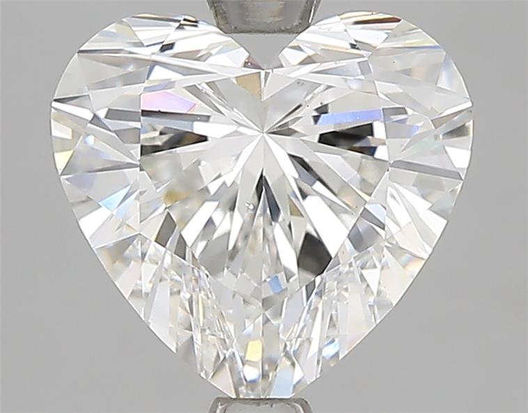 2.23ct F VS2 Rare Carat Ideal Cut Heart Lab Grown Diamond