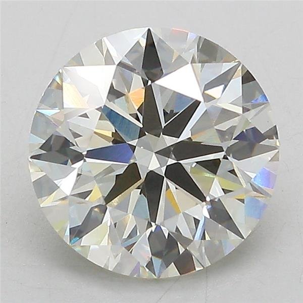 3.12ct J VS1 Rare Carat Ideal Cut Round Lab Grown Diamond