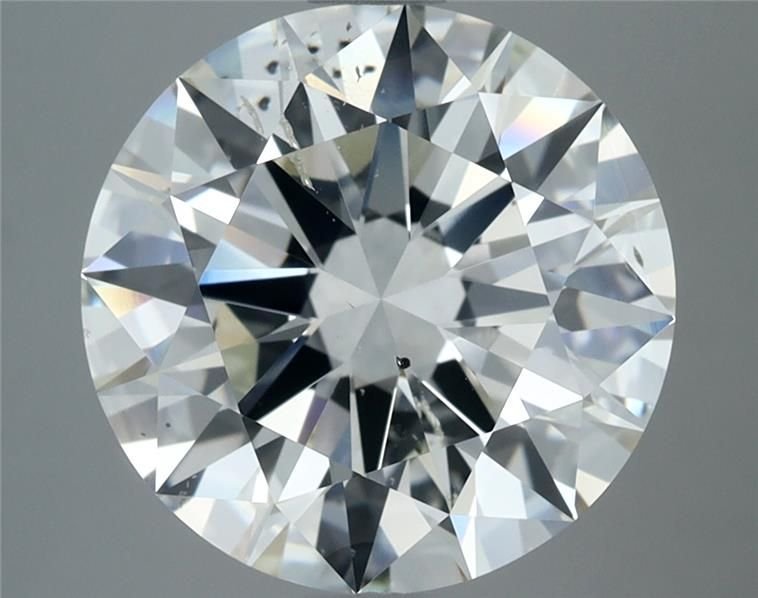 5.06ct I SI1 Rare Carat Ideal Cut Round Diamond