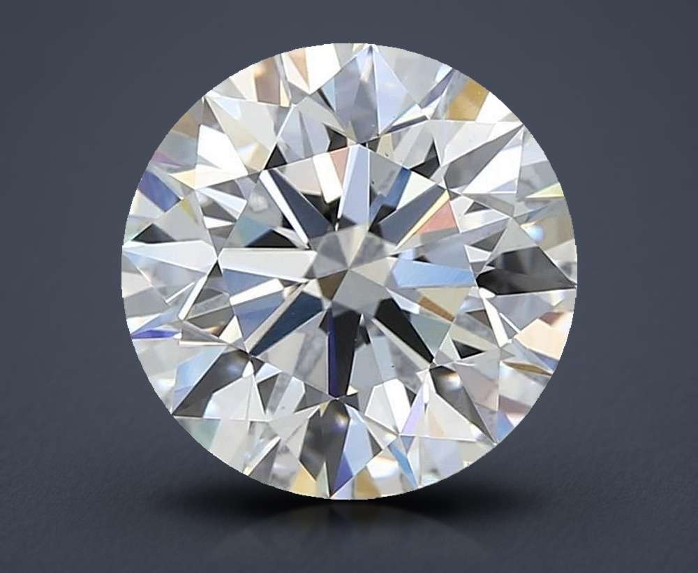 3.38 Carat Round Lab Diamond