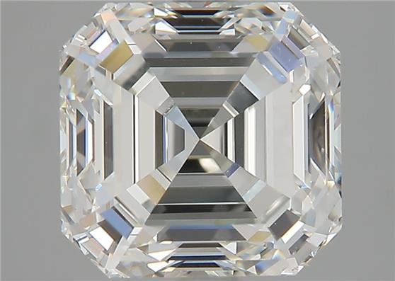 3.40ct H VVS1 Rare Carat Ideal Cut Asscher Diamond