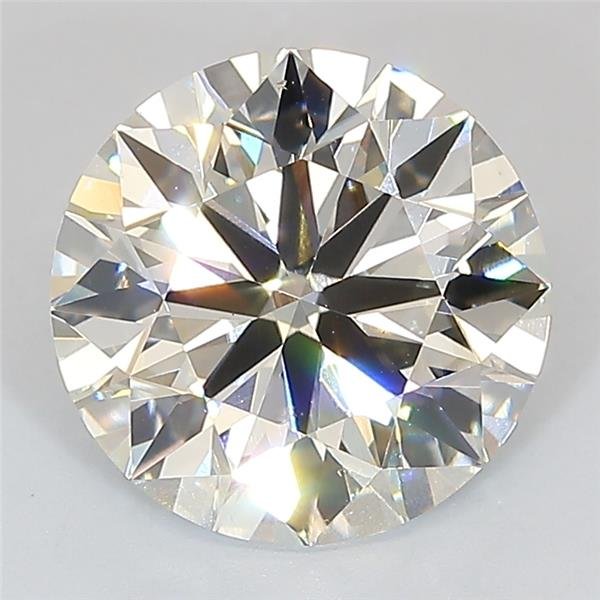 3.03ct J VS2 Rare Carat Ideal Cut Round Lab Grown Diamond