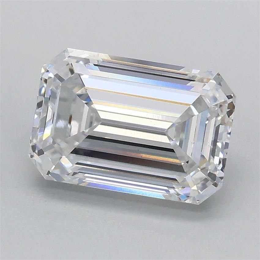 2.01ct F VS1 Rare Carat Ideal Cut Emerald Lab Grown Diamond