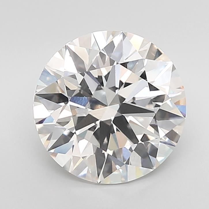5.04ct G VVS2 Rare Carat Ideal Cut Round Lab Grown Diamond
