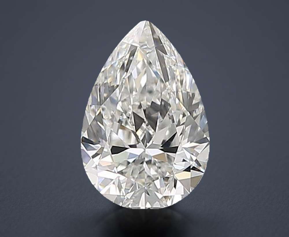 0.80 Carat Pear Natural Diamond
