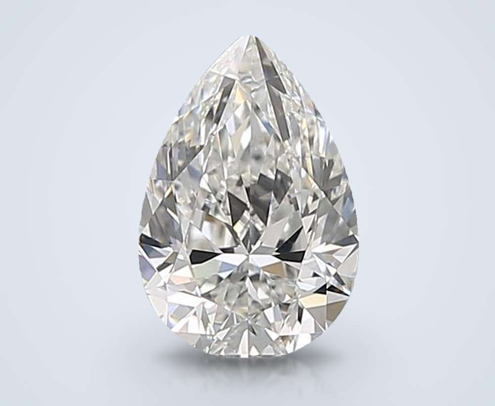 0.80 Carat Pear Natural Diamond