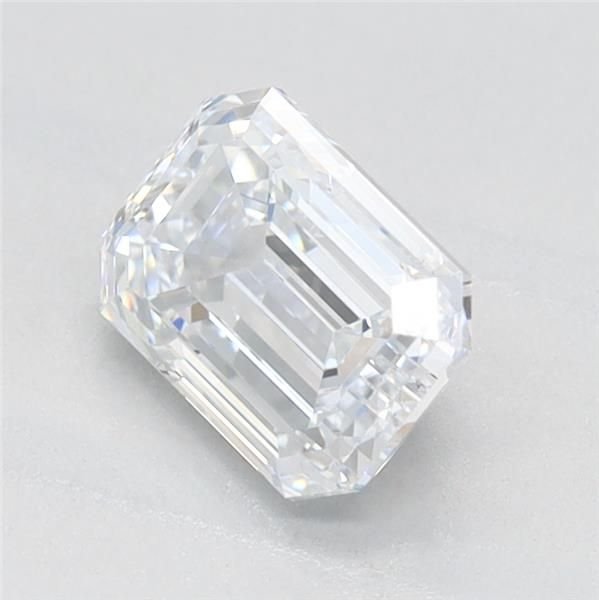 1.06ct E VVS1 Very Good Cut Emerald Lab Grown Diamond