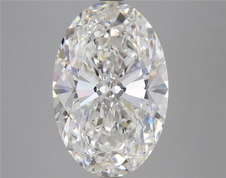 7.40ct F SI1 Rare Carat Ideal Cut Oval Lab Grown Diamond